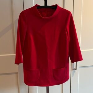 Pink Tartan Scarlet Blouse with Pockets